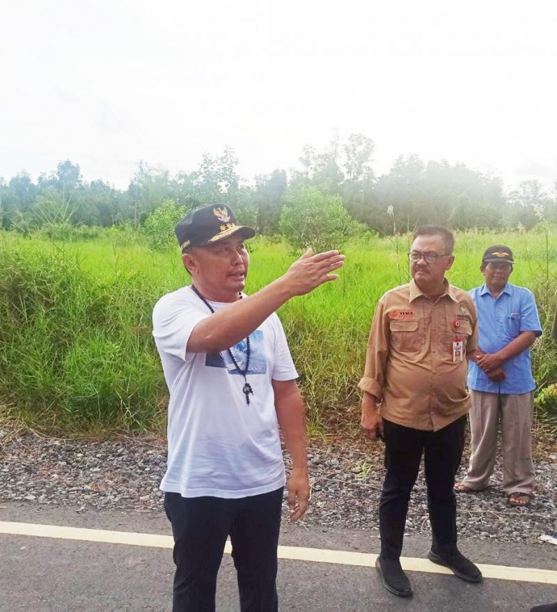 Gubernur Kalteng H. Sugianto Sabran Tinjau dan Menginap di Lokasi Food Estate