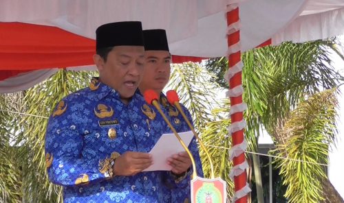 Ribuan ASN Hadiri Apel Besar Lingkup Pemprov Kalteng dan Peringatan Hari Otonomi Daerah ke XXVII