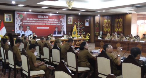 Sekda H. Nuryakin Buka Sosialisasi Tata Cara Pengisian Jabatan Pimpinan Tinggi di Lingkungan Instansi Pemerintah Daerah Se-Kalteng