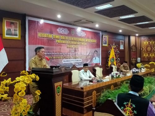 Sahli Bidang KSDM Suhaemi Buka Temu Dialog Generasi Muda Lintas Agama Prov. Kalteng Tahun 2023