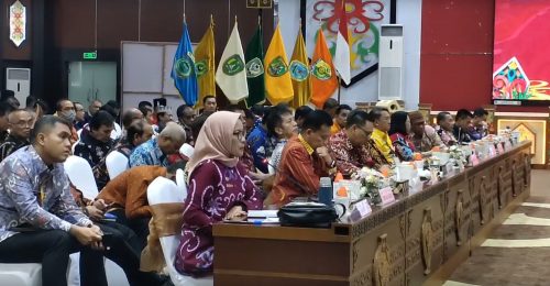 Sekda Kota Palangka Raya Hera Nugrahayu Hadiri Rakor Peningkatan IPAK Tahun 2023