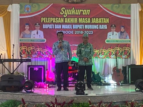 Mengakihiri Masa Jabatannya, Bupati dan Wakil Bupati Murung Raya Gelar Ramah Tamah Bersama Masyarakat