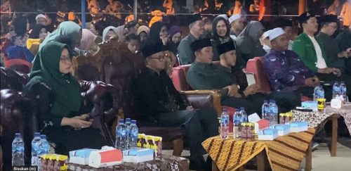 Wakil Ketua II DPRD Murung Raya Rahmanto Muhidin Hadiri Gebyar Sholawat Nabi Muhammad SAW di Desa Mangkuhui