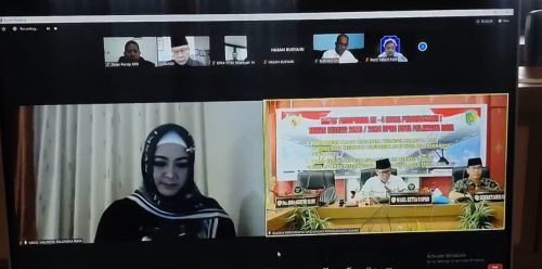 Wakil Wali Kota Hj.Umi Mastikah hadiri Rapat Paripurna DPRD Kota Palangka Raya Masa Persidangan 1 Tahun 2023/2024