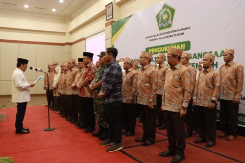 Pengurus Majelis Dai Kebangsaan Prov. Kalteng Masa Bakti 2023-2026 Dikukuhkan