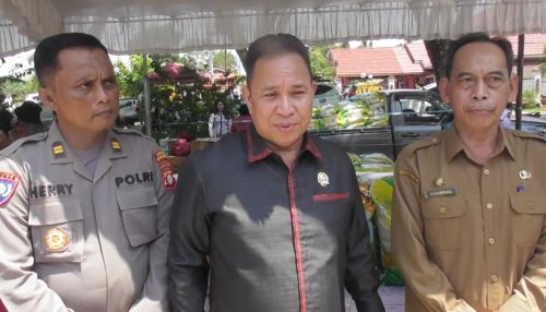 Ketua DPRD Murung Raya Raya Doni : Gerakan Pangan Murah Bertujuan Untuk Membantu Masyarakat Ditengah Ekonomi yang Tidak Stabil