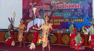 Lomba Tari Daerah Diikuti 11 Grup Tari dari 5 Kecamatan Kabupaten Murung Raya