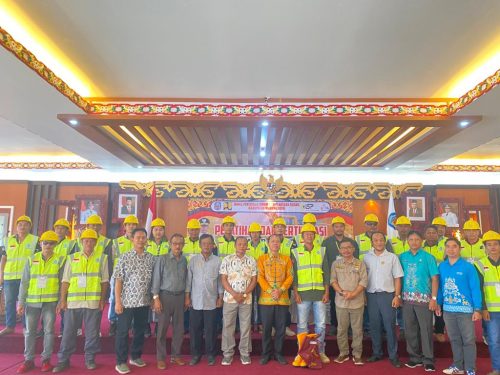 Dinas PUPR Murung Raya Gelar Pelatihan dan Sertifikasi Alat Berat Kualifikasi Operator Wheel Excavator Senior Jenjang 3