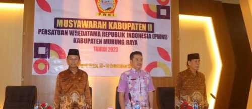 Asisten II Setda Murung Raya Ferry Hardy Hadiri MUSKAB II PWRI Murung Raya Tahun 2023