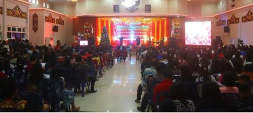 Natal Oikumene ASN, TNI, Polri dan Masyarakat Murung Raya Dimeriahkan Artis Rohani Natashia Nikita