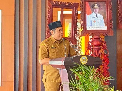 Pj. Sekda Murung Raya Rudie Roy Buka Kegiatan Manasik Calon Jama’ah Haji Murung Raya