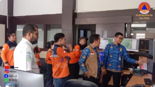 Tim Data Pusdalops-PB Kunjungi BMKG Tjilik Riwut Palangka Raya