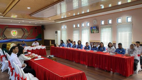 Kepala Dislutkan Prov. Kalteng H. Darliansyah Terima Kunjungan Komisi Informasi (KI)  Prov. Kalteng