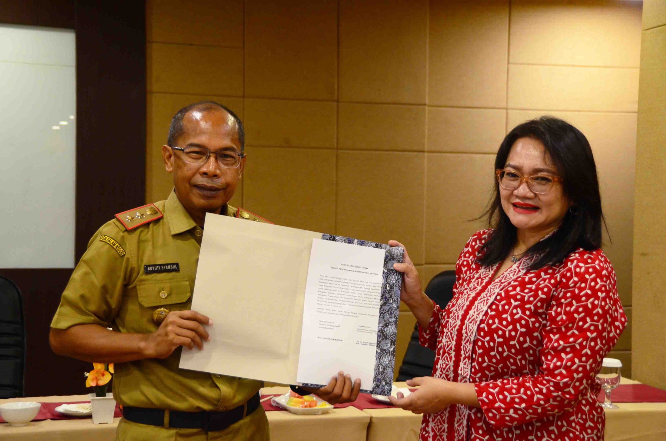 Dinkes Prov. Kalteng Terima Tenaga Kesehatan Penugasan Khusus Terbagi ke Tujuh Kabupaten di Kalimantan Tengah