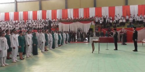 Pj. Bupati Murung Raya Hermon Kukuhkan Ratusan Kades, Anggota BPD dan TP-PKK Tingkat Desa