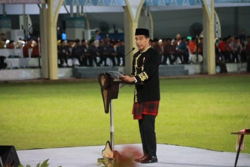Presdien Joko Widodo Buka Pelaksanaan MTQ Nasional XXX Tahun 2024 di Samarinda, Kalimantan Timur