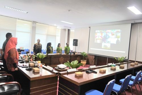 Asisten Ekbang Sri Widanarni Ikuti  Rakor Pengendalian Inflasi secara Virtual Bersama Kemendagri RI