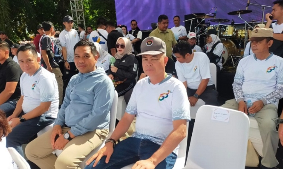 Kadisbun Kalteng H. Rizky Ramadhan Badjuri hadiri Fun Walk Kalteng Berkah di Kapuas