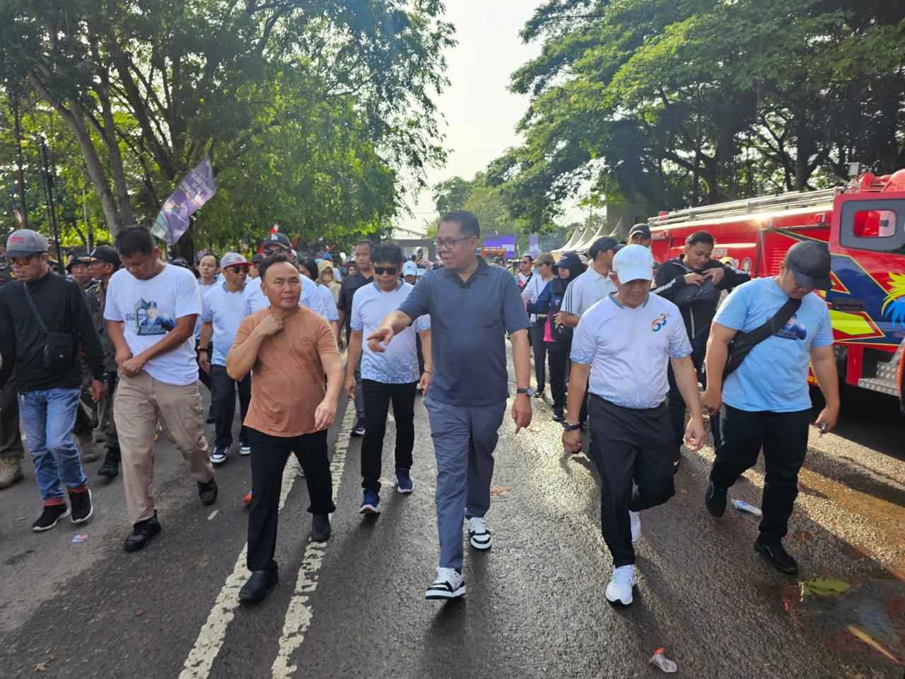 PT Bank Kalteng dan Pemprov Kalteng Gelar Fun Walk Kalteng Berkah di Kabupaten Kapuas
