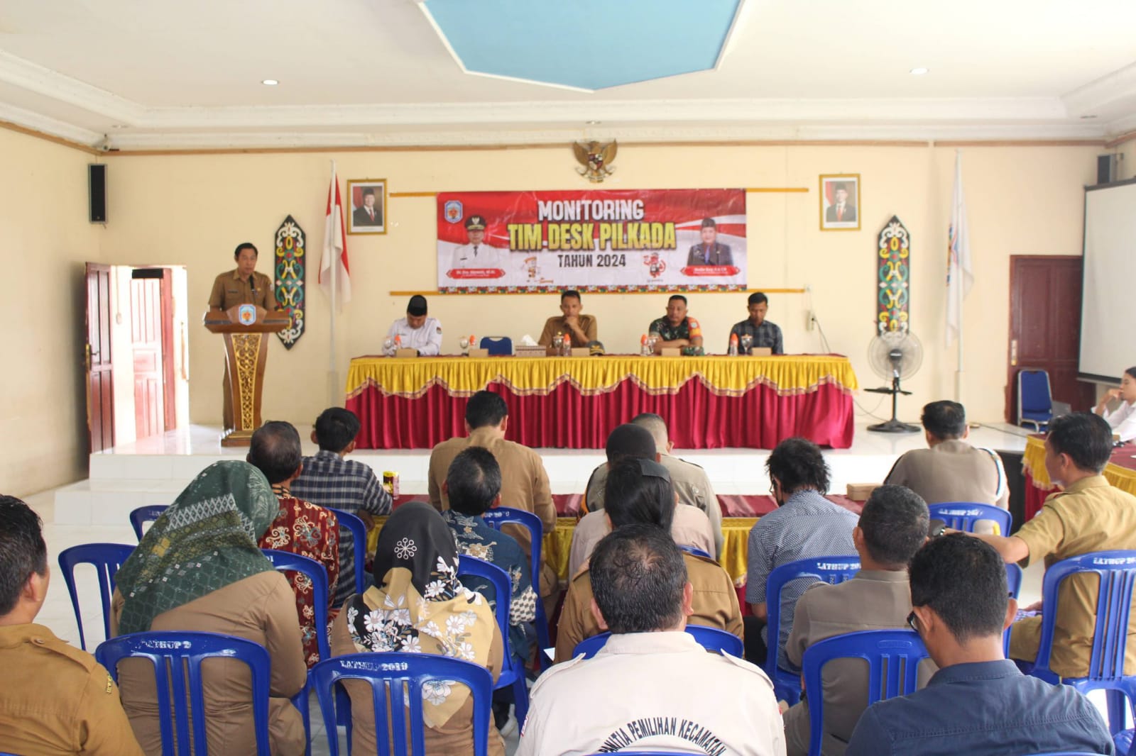 Monitoring Desk Pilkada 2024, Pemkab Murung Raya Pastikan Persiapan di Kecamatan Laung Tuhup dan Barito Tuhup Raya