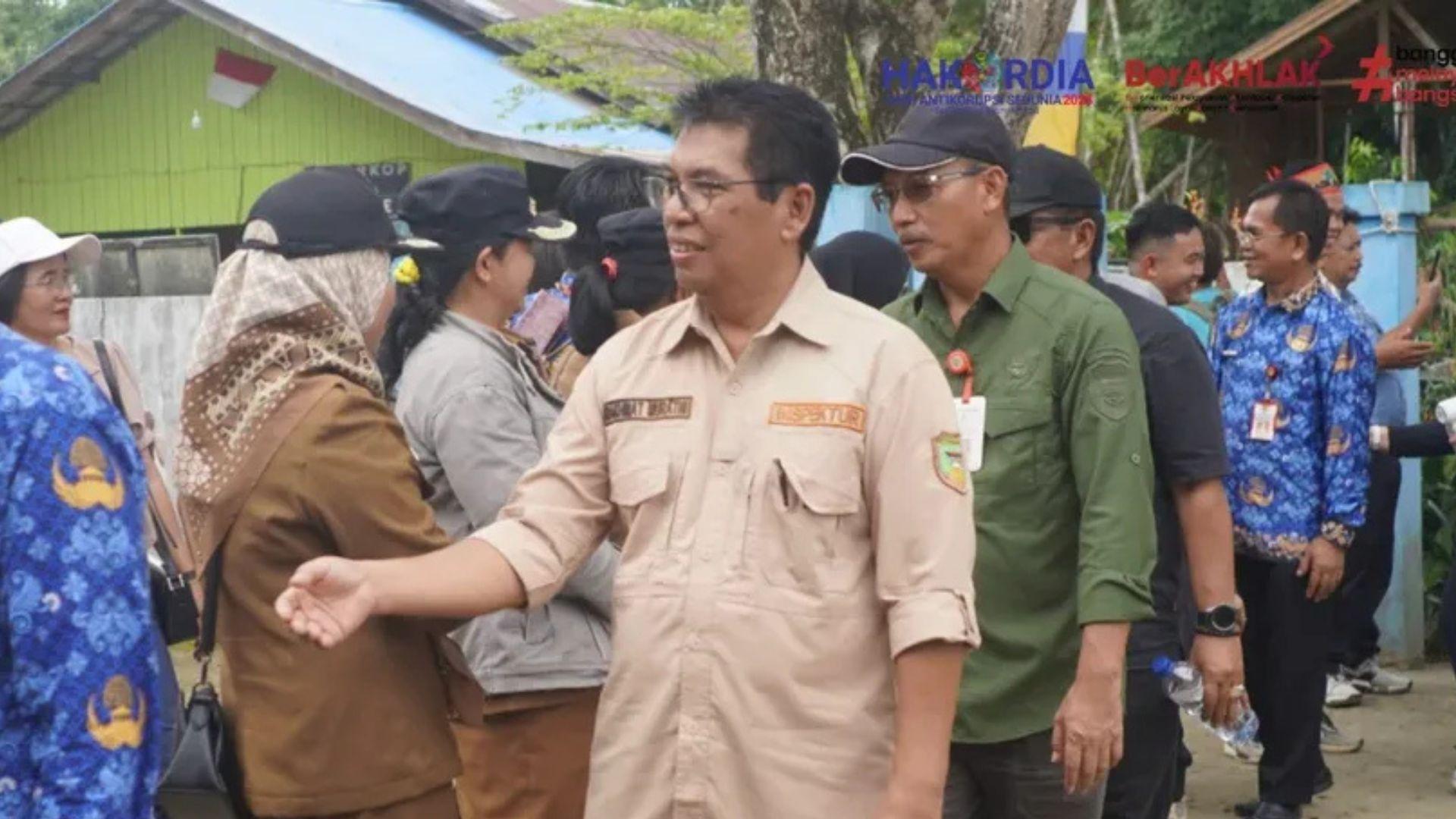 Inspektorat Barito Utara Dampingi Kunker 100 Hari Bupati–Wabup ke Kecamatan Gunung Purei