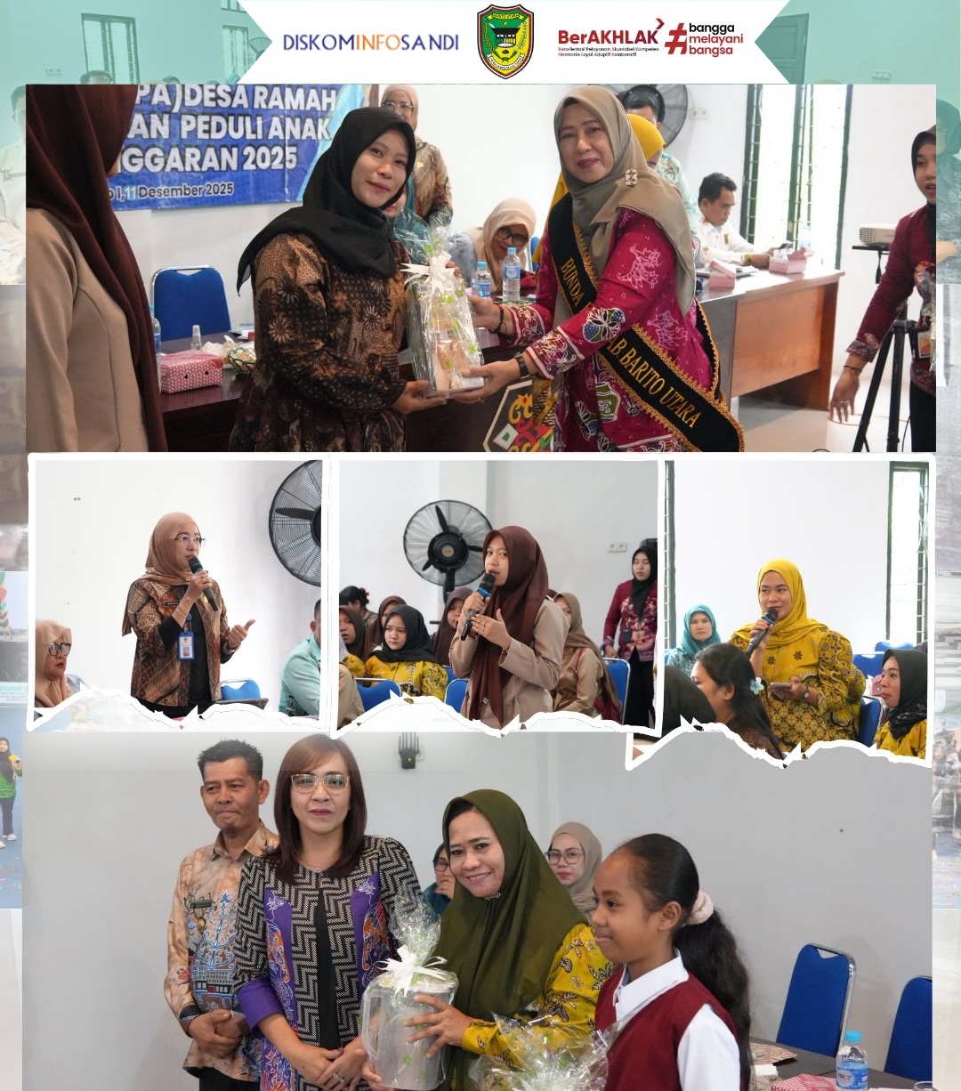 Hadiri Sosialisasi Pencegahan Pernikahan Anak Dan Pemberdayaan Perempuan Ketua TP PKK Barut Dukung Pemerintah Lindungi Anak