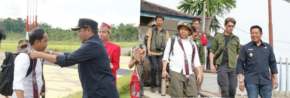 Wakil Bupati Barut Sambut Kedatangan Kunjungan Kerja Menteri Kehutanan