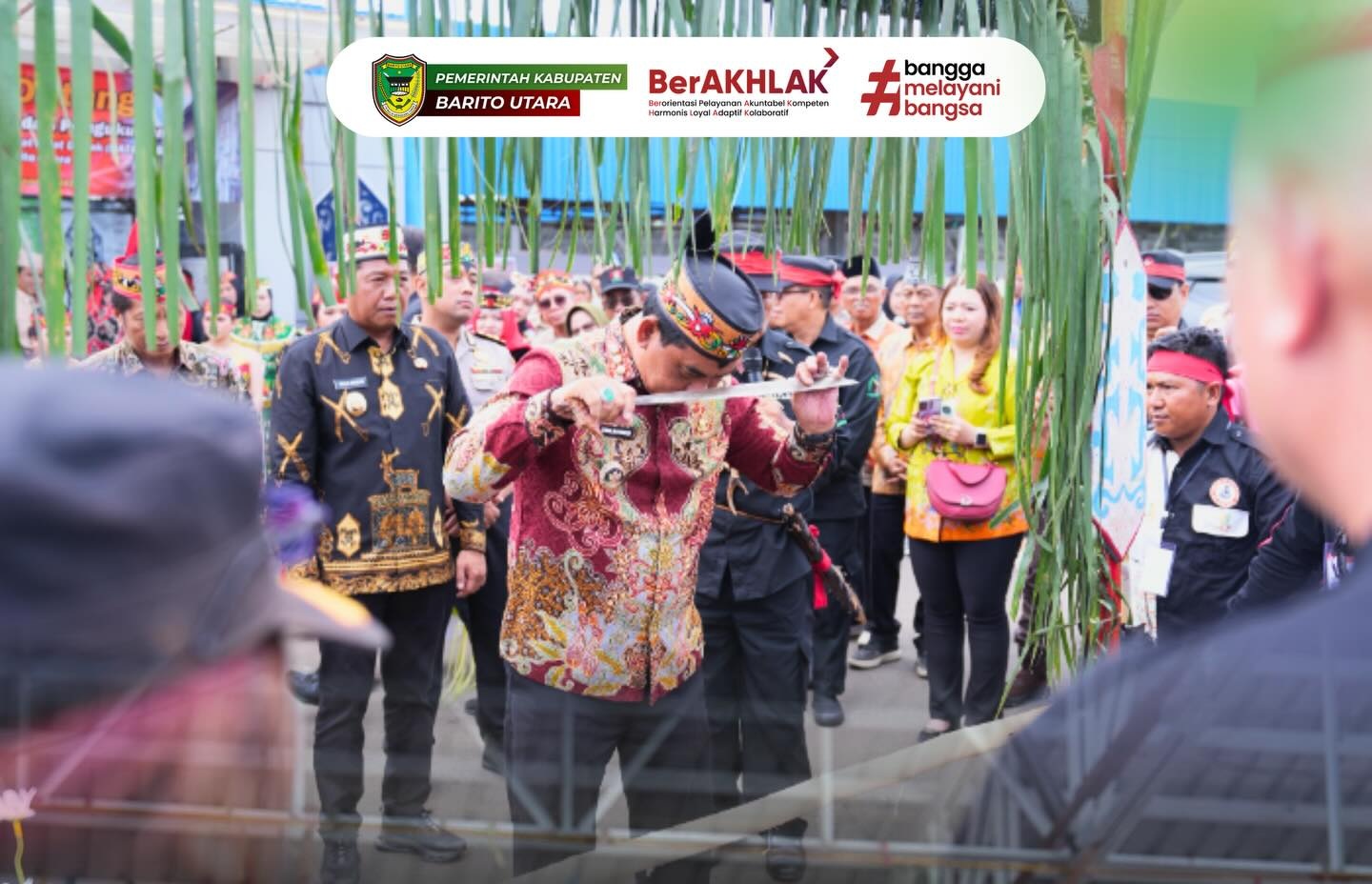 Usai Dikukuhkannya BATAMAD, Bupati Barut Turut Sampaikan Pesan