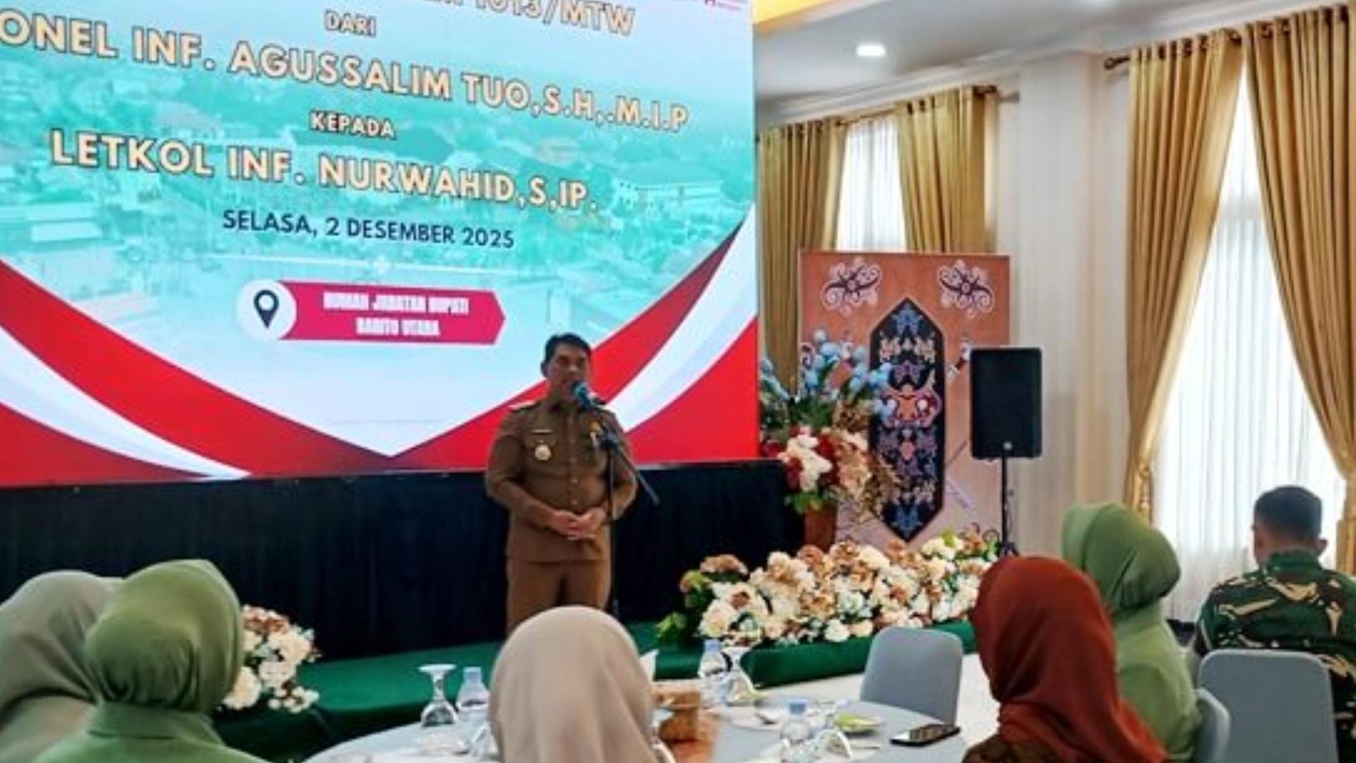 Pisah Sambut Dandim 1013, Bupati Shalahuddin Ceritakan Perjalanan Panjang Menuju Kursi Bupati