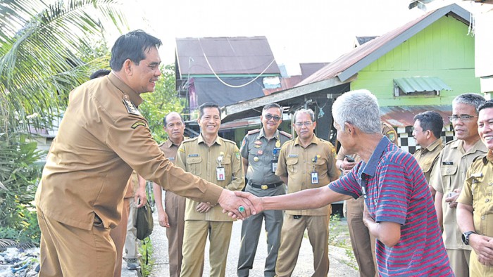 Pemkab Barut Tinjau Lapangan Terkait Perencanaan Penataan Kawasan