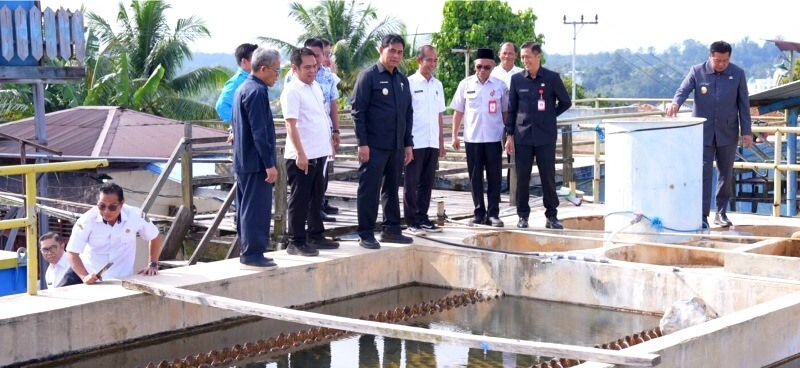 Pastikan Air Layak Konsumsi, Bupati Tinjau Proses Produksi PDAM