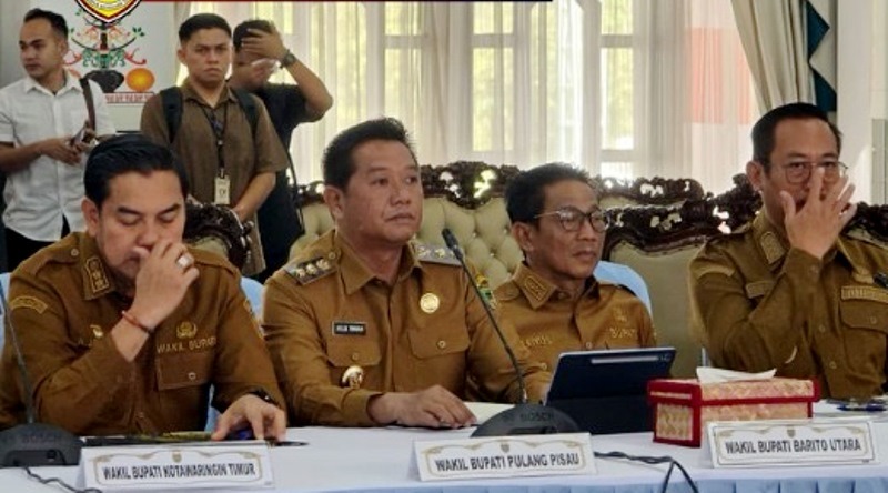 Dorong Ketepatan Sasaran, Wabup Felix Ikuti Rapim Program Huma Betang