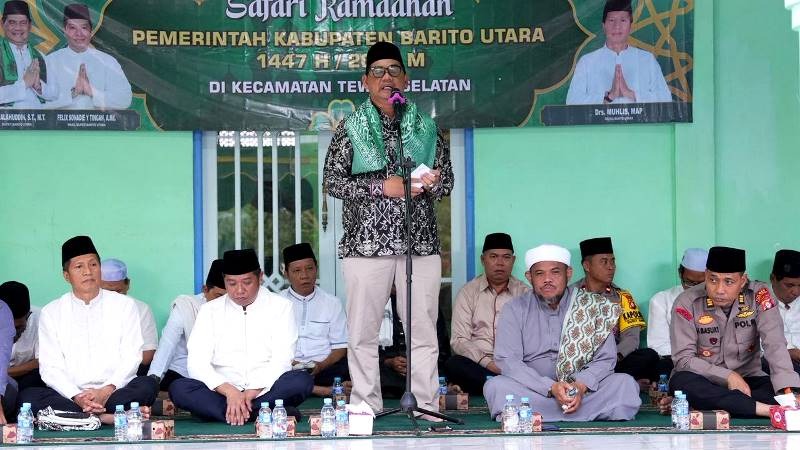 Bupati Barut Tekankan Kebersamaan Pemerintah dan Masyarakat saat Safari Ramadan