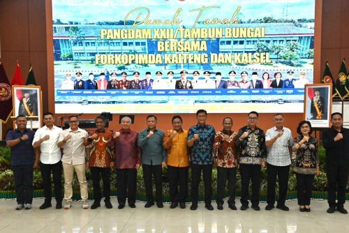 Kalteng–Kalsel Perkuat Hubungan Lewat Silaturahmi Pangdam XXII/TB