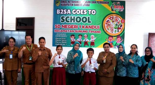 Ajak Peserta Didik Membiasakan Konsumsi Pangan Lokal Bergizi, kegiatan di laksanakan Ketua TP PKK