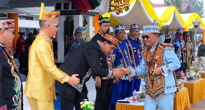 Hadiri Hari Jadi Barito Selatan, Bupati Barito Utara Dorong Penguatan Kerja Sama Daerah