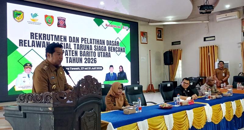 Pemkab Barito Utara Latih 40 Relawan TAGANA, Perkuat Kesiapsiagaan Bencana