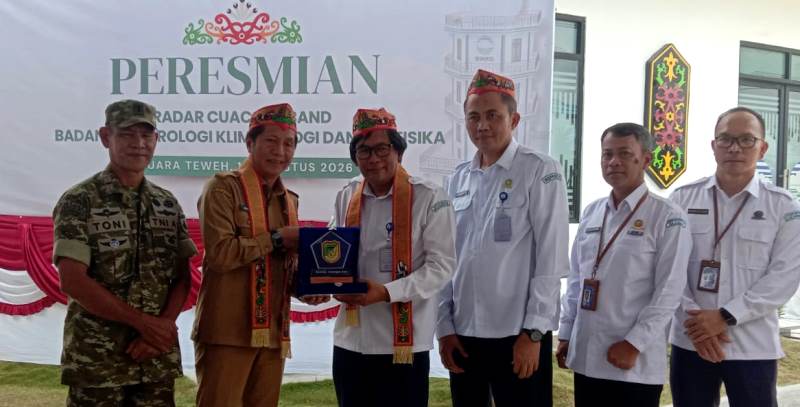 Radar Cuaca Muara Teweh Diresmikan, Pemkab Barito Utara Tekankan Keselamatan Penerbangan dan Mitigasi Bencana